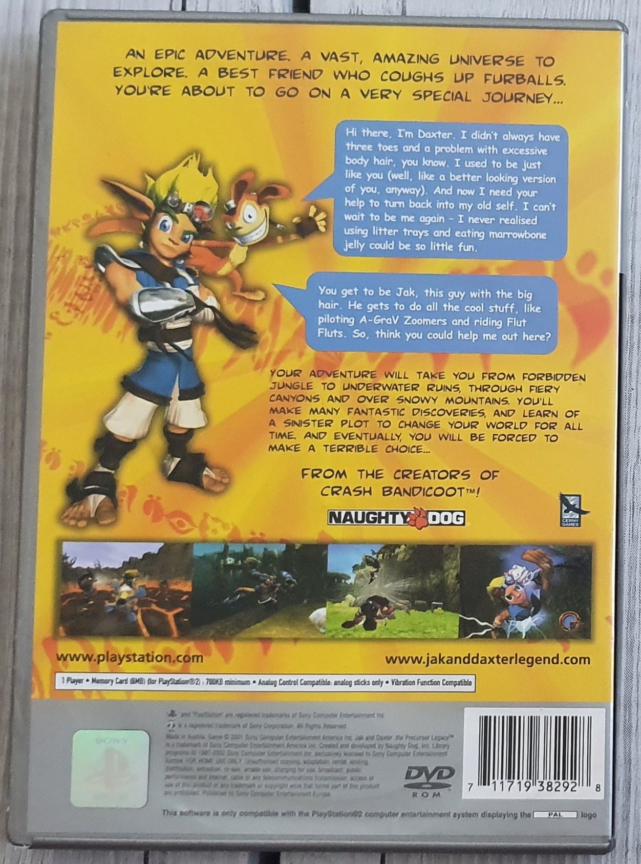 "Jak and Dexter the precursor legasy" PlayStation 2 wersja angielska