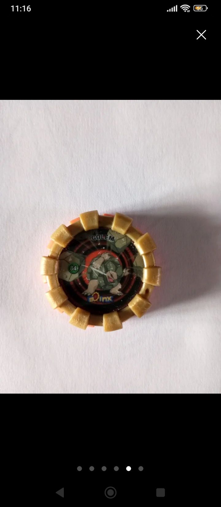 4 tazos boinx Pokémon