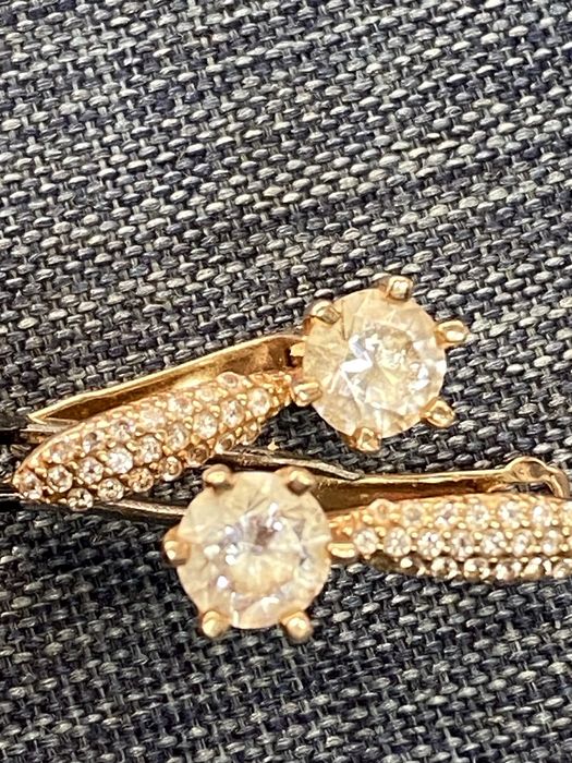 Серьги золотые 585п,3.95грамма.