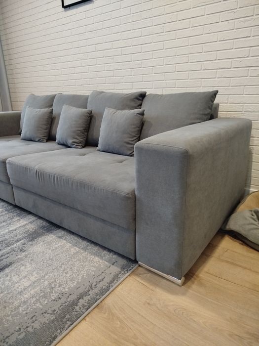 Big sofa duża szara