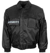 kurtka blouson "security" czarna xxl