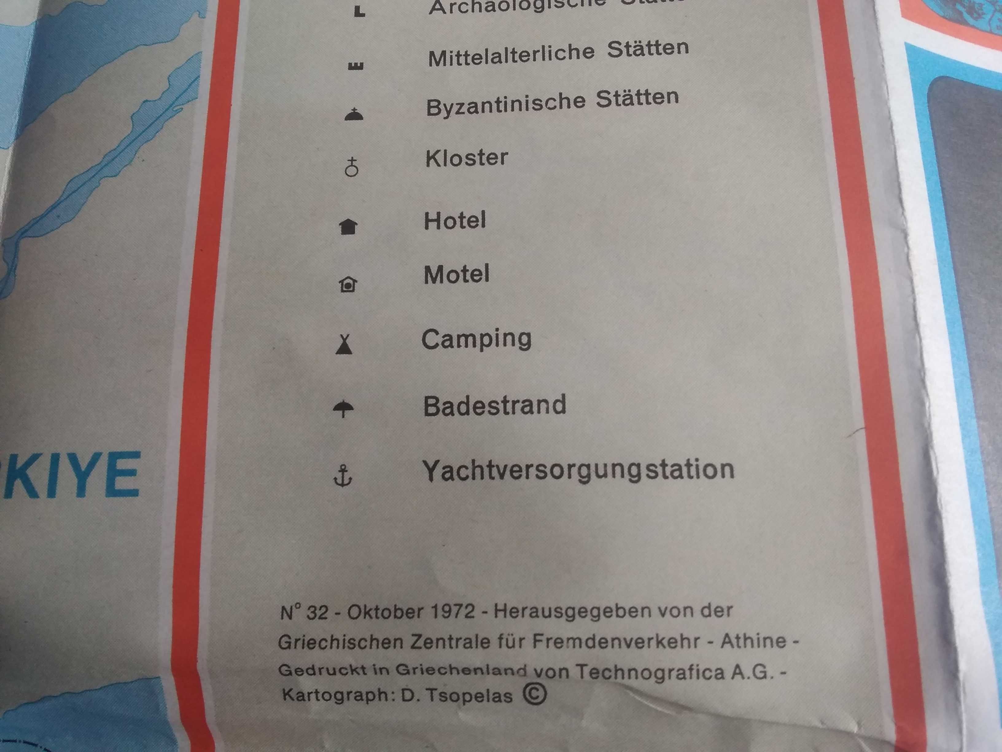 Mapa Grecji dla kolekcjonerów