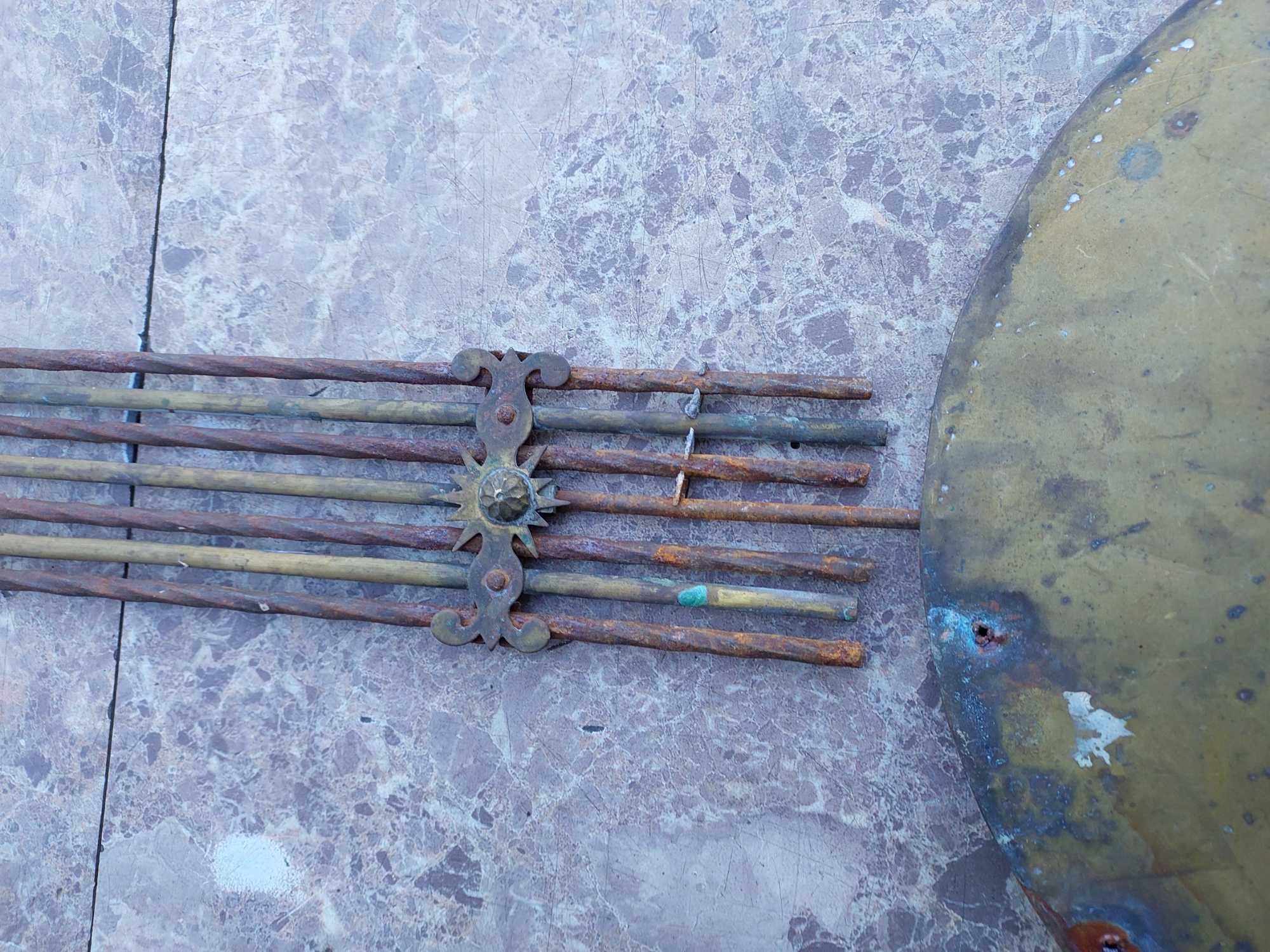 38 Wahadło starego zegara comtoise francuz podłogowy 24cm dł 100cm