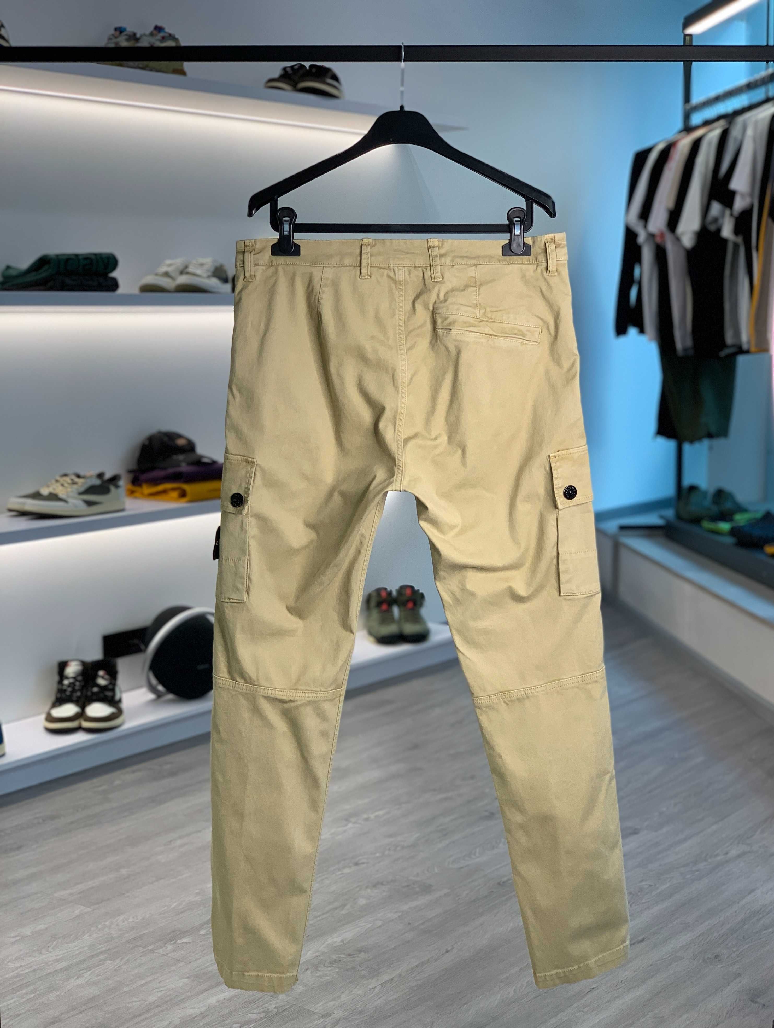 Штани STONE ISLAND 303L1 Old Cargo Trousers Beige SI0187-BG
