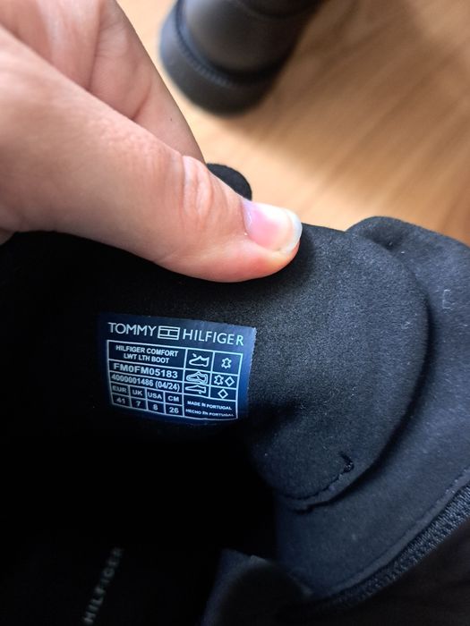 Kozaki botki Tommy Hilfiger