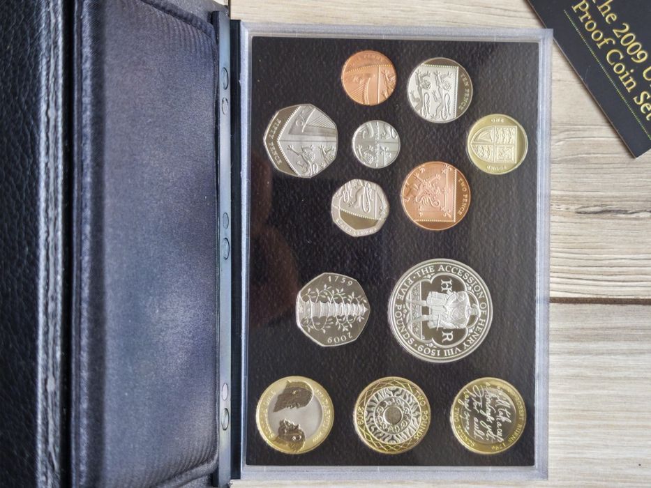 Zestaw monet The Royal Mint 2009 Kew Gardens 50p Mega rzadkość