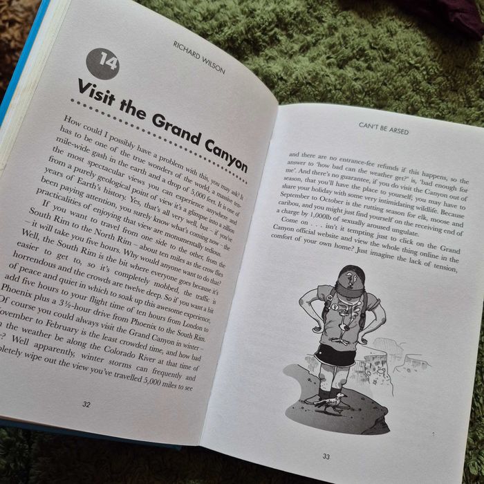 Книга англійською мовою, Can't be arsed Річард Вільсон