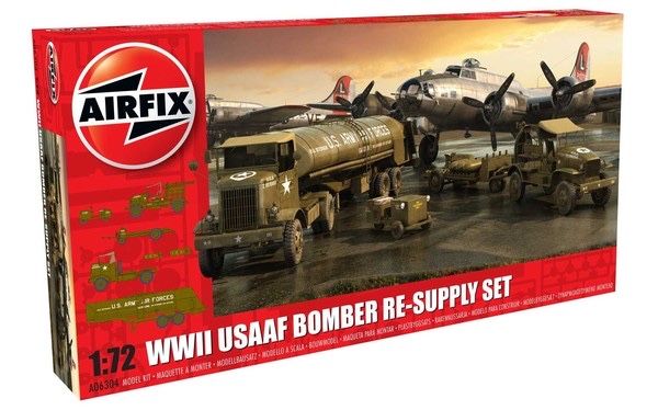 Airfix 06304 WWII USAAF 8th Air Force Bomber Resupply Set model