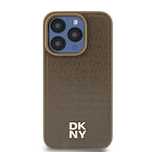 Etui DKNY Leather Pattern Metal Logo MagSafe na iPhone 15 Plus / 14 Pl