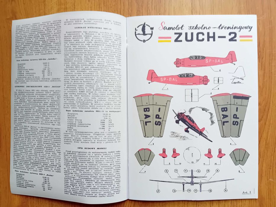 Mały Modelarz 1958.01 - Szybowce i samoloty