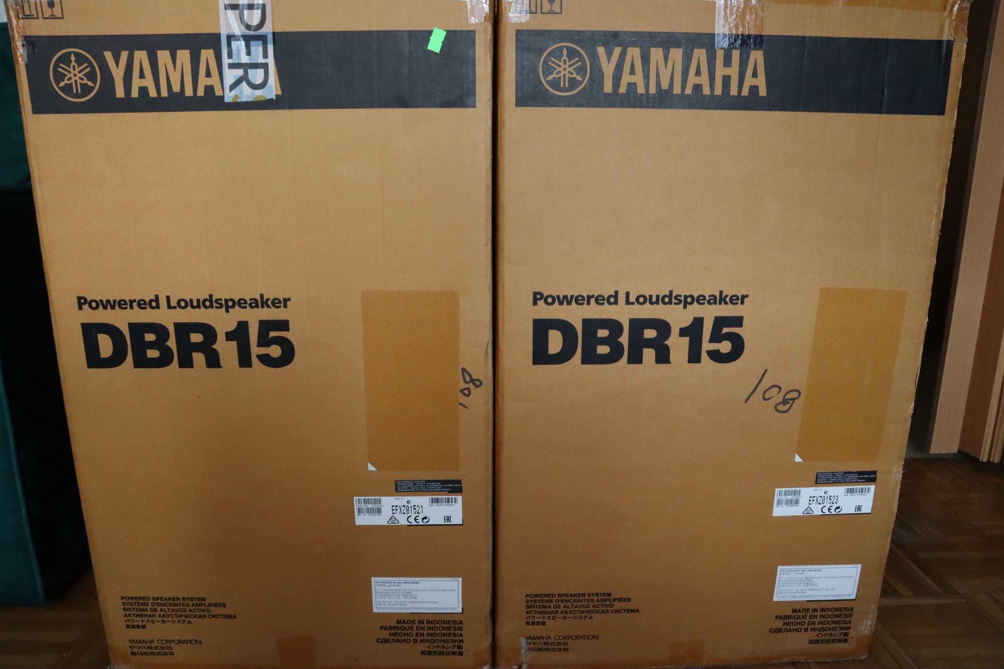 2xYAMAHA DBR 15 kolumny aktywne