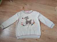 Sweterek dziewczęcy, rozmiar 98-104, 3-4 lata