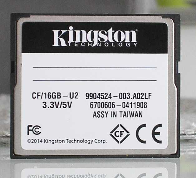 Karta pamięci CF  kingston ultimate CompactFlash 16GB