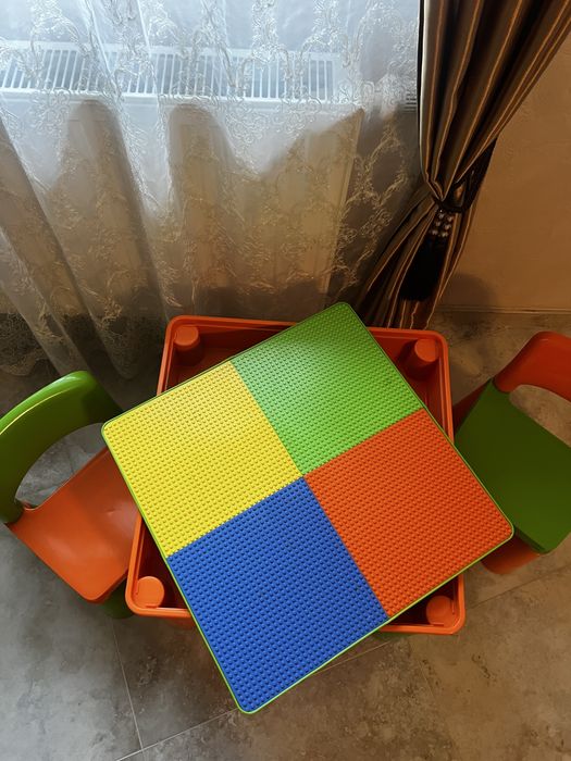 Столик / стіл + 2 стулья/ стільчики Tega Baby Mamut ідеал!