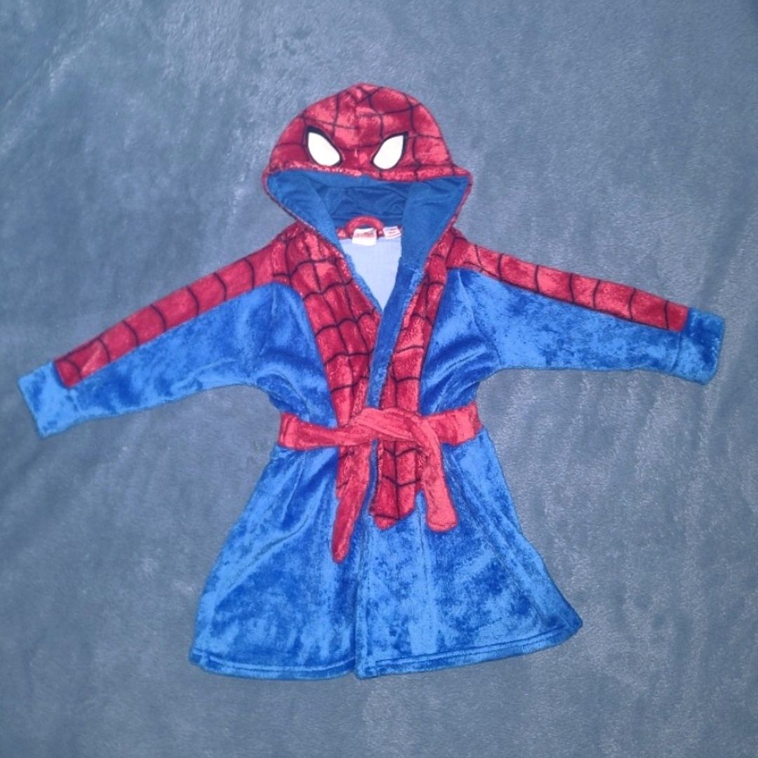 Халат пижама махра Человек-паук  зайчик 2-4 года