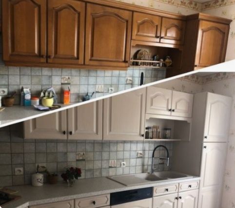 Реставрація кухонних  фасадів.