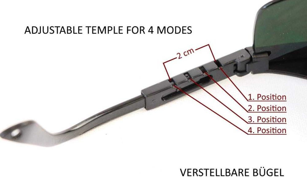 Oculos Protecção Depilaçao Profissionais SafeLightPro F2 HPL/IPL UV