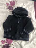 Bluza polarowa z kapturem 6-9m