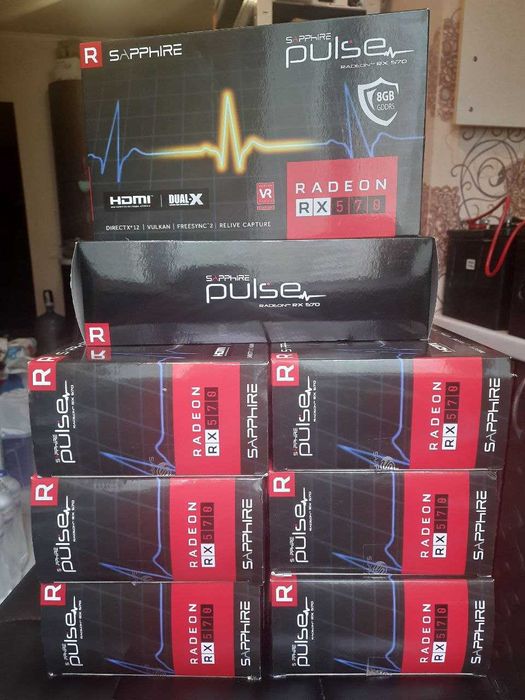 Відеокарта Sapphire Pulse RX 570 8gb. Гарантія!