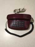 Telefon retro bordowy sprawny