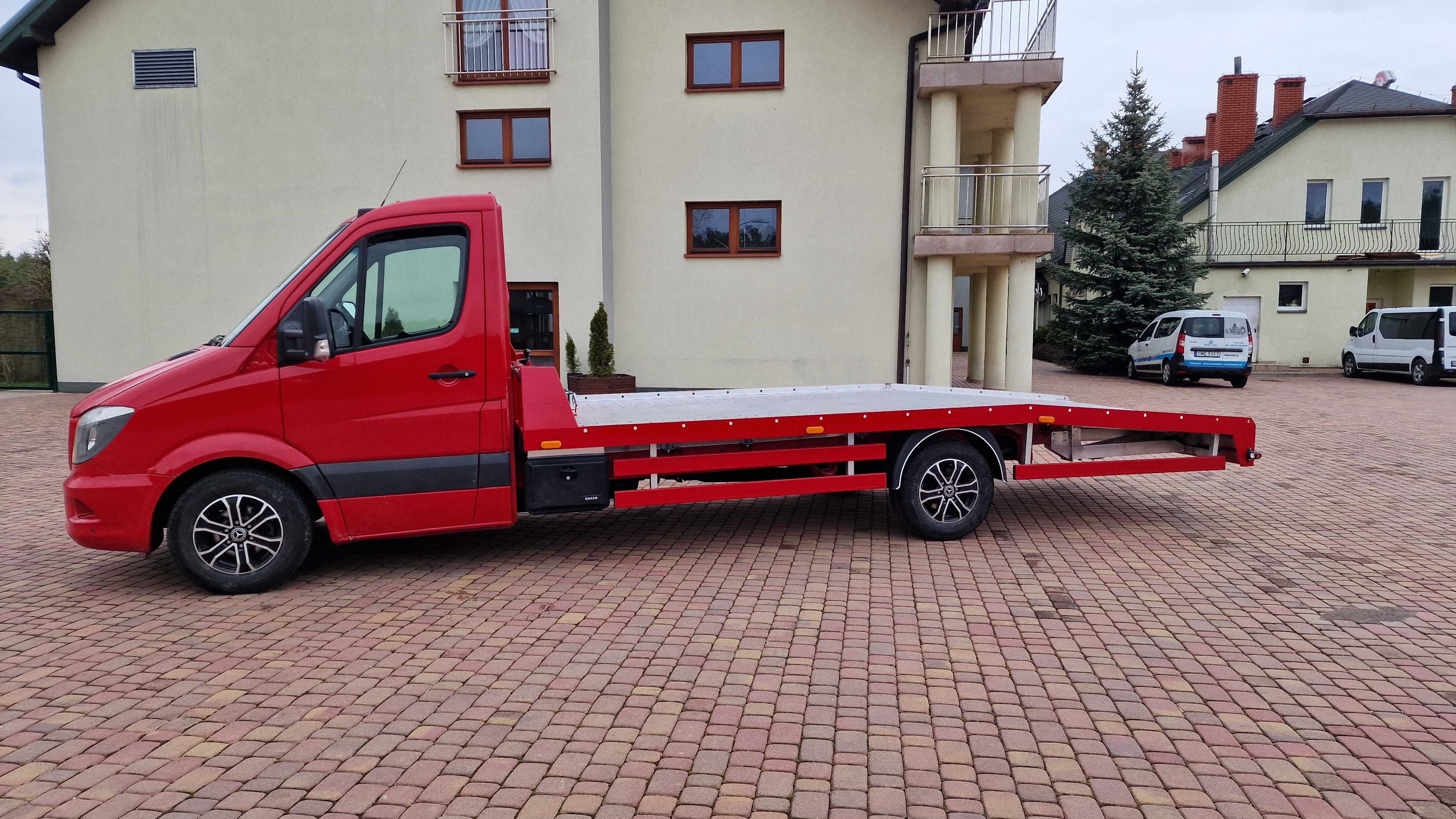 Zabudowa Mercedes Sprinter Vw Crafter Laweta Najazd Autolaweta Alu