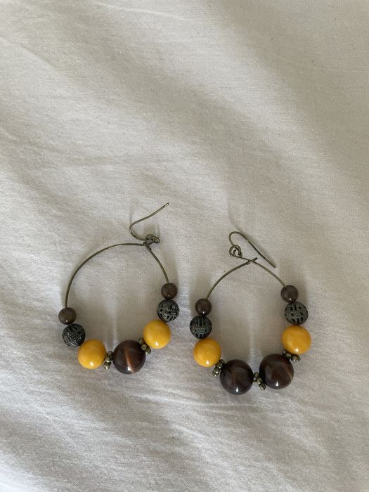 Kolczyki koła jesienne