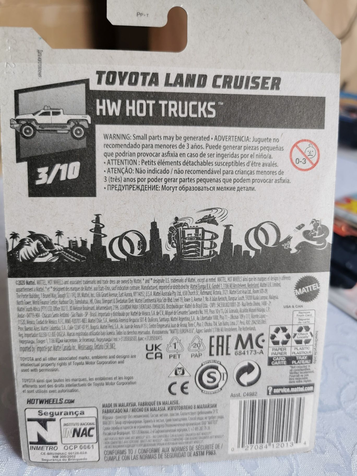 Hot Wheels Toyota Land Cruiser