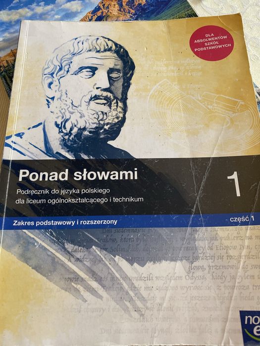 Ponad slowami 1 podrecznik polski liceum technikum