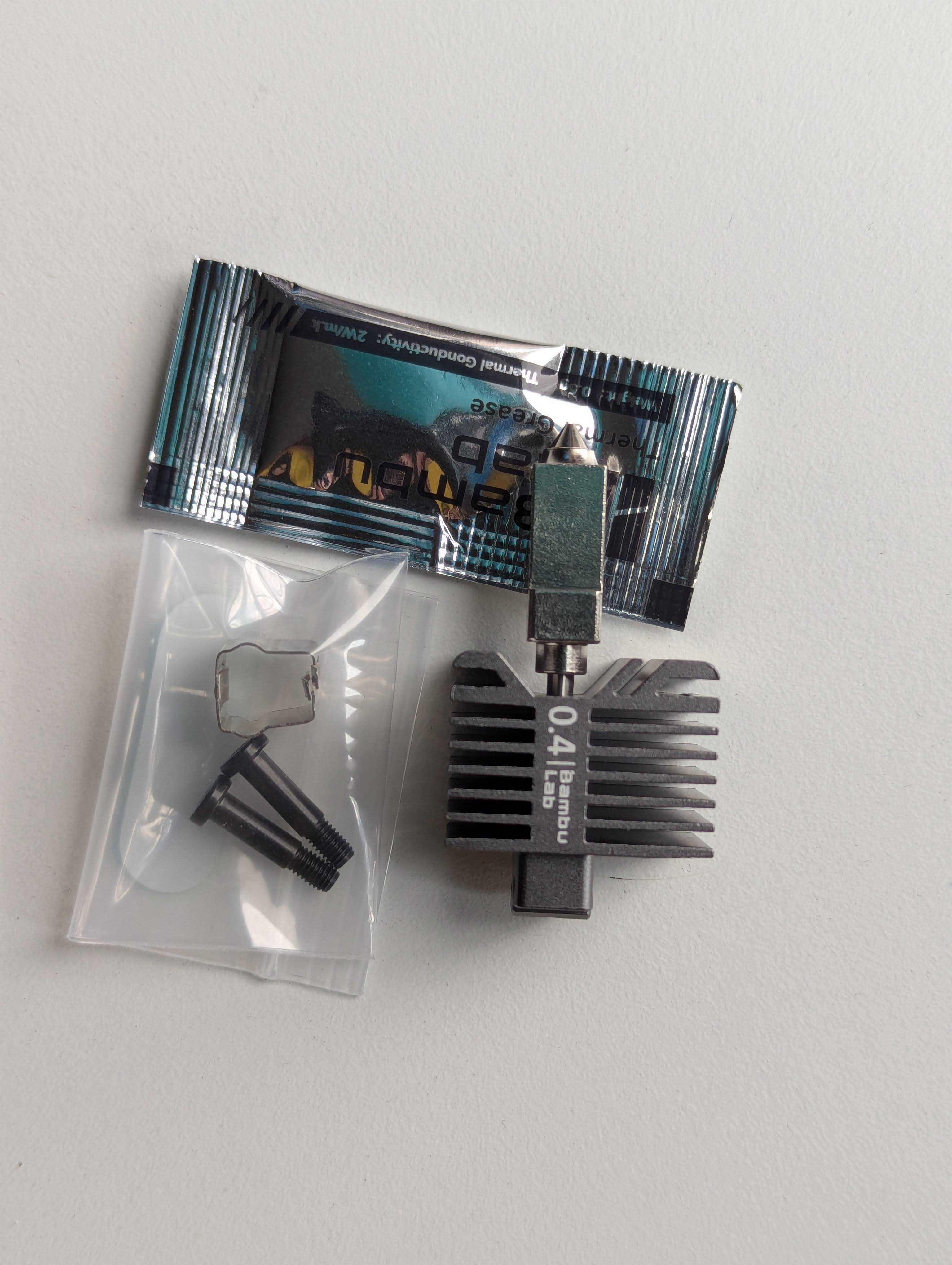 Hotend 0.4 nozzle bambulab X1C, P1, P1S