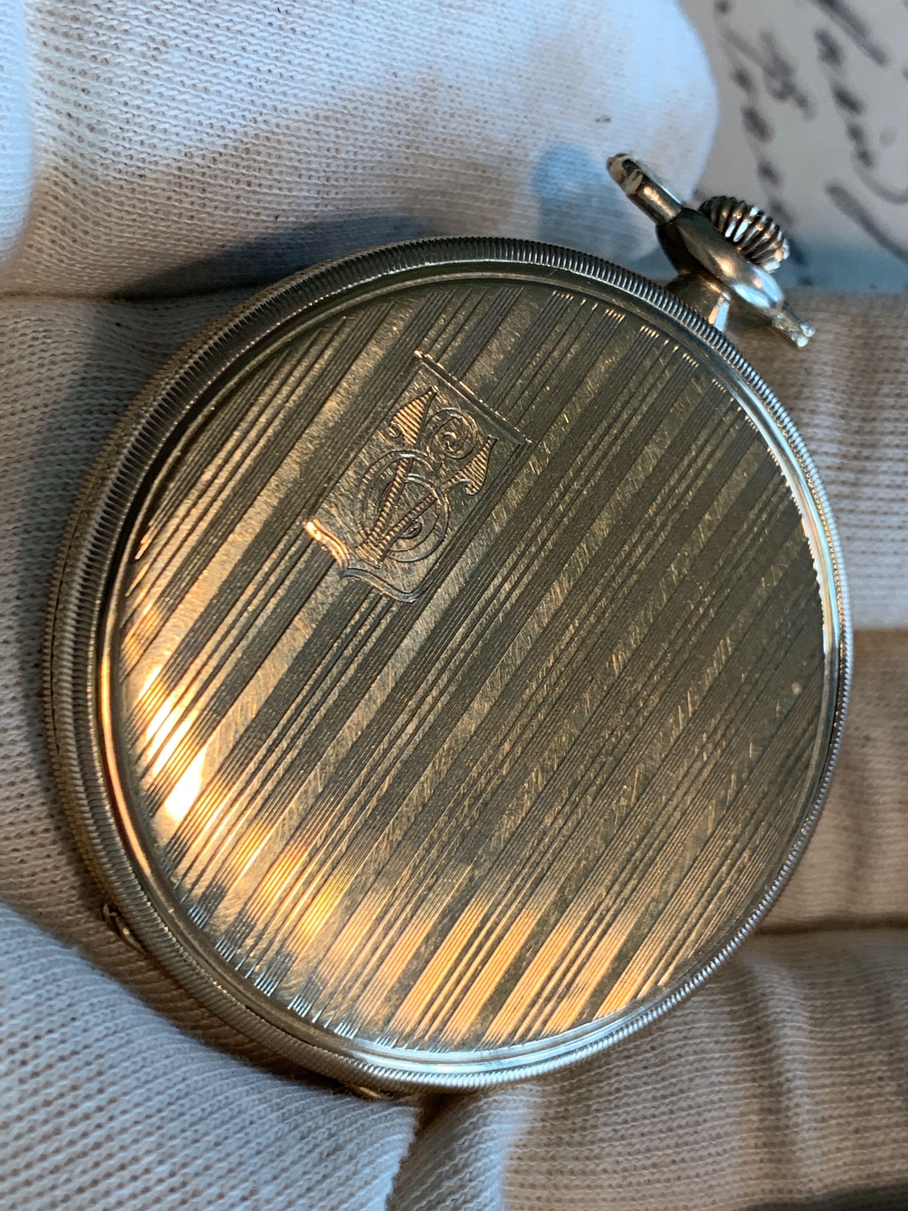 IWC Probus Scafusia Schaffhausen zegarek kieszonkowy, złoty 14K, 1926r