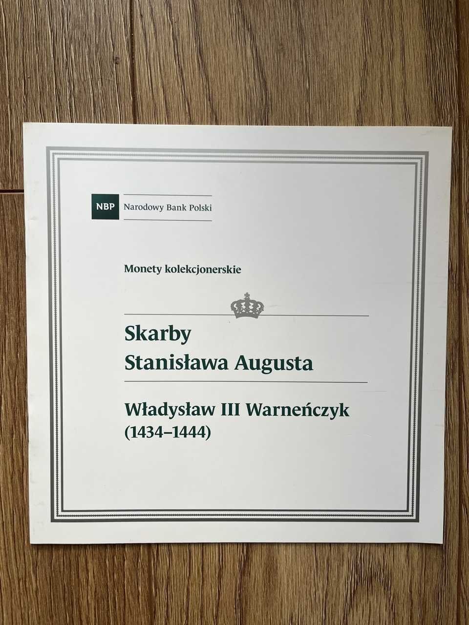Folder Skarby Augusta Władysław III Warneńczyk