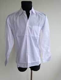 Koszula meska nowa 38 rozmiar, 176-182 wzrost, biała długi rekaw