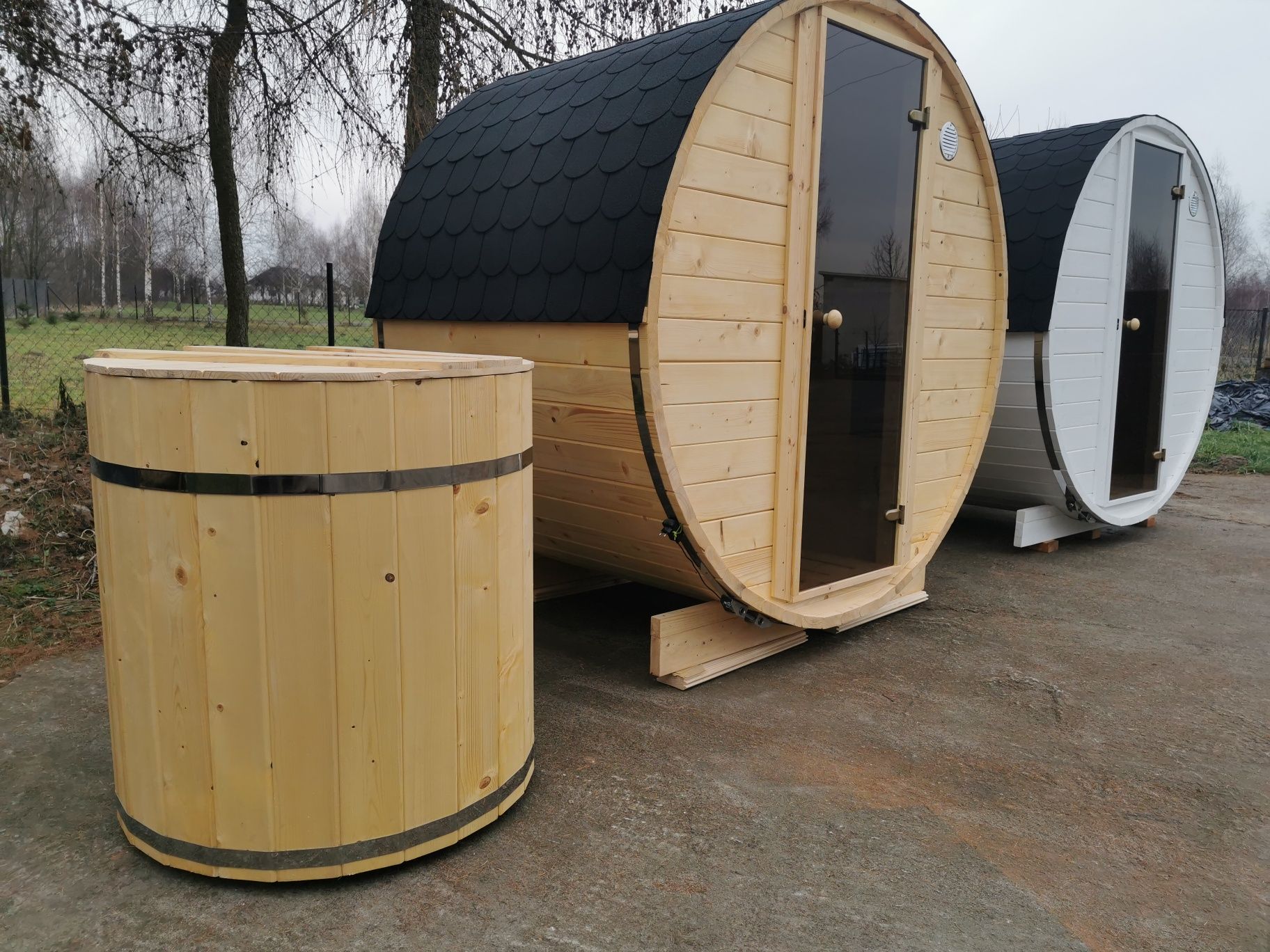 Sauna ogrodowa + piec Elektryczny 1.5 m x 2,2m RATY LEASING