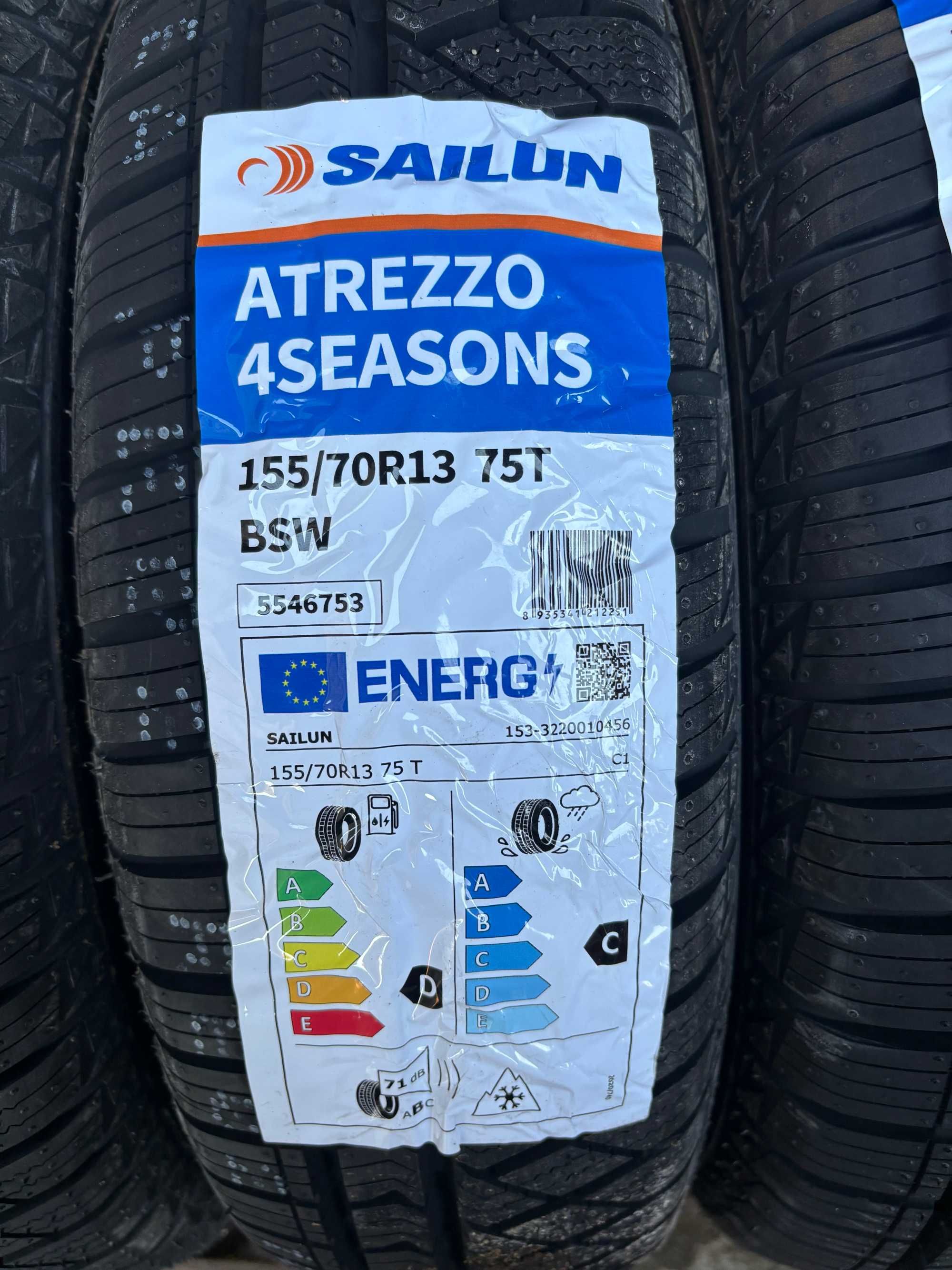 Okazja opony całoroczne 155/70R13 75T SAILUN ATREZZO 4SEASONS 2024r.