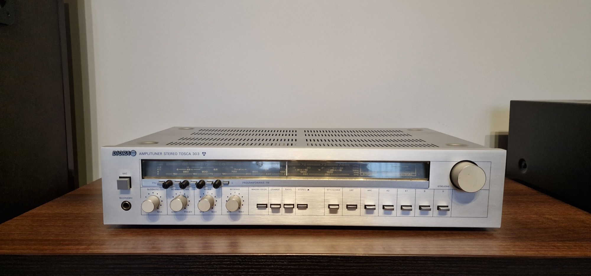 Amplituner Unitra Diora Tosca 303, Wzmacniacz, Radio