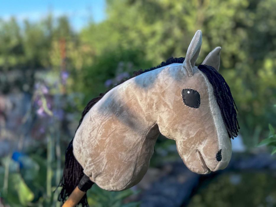 Hobby horse koń na kiju personalizacja realistyczny kht