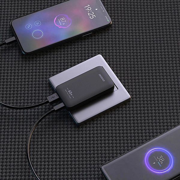 Ładowarka sieciowa GaN Dudao A65Q 65W USB-A / USB-C PD ultracienka - c