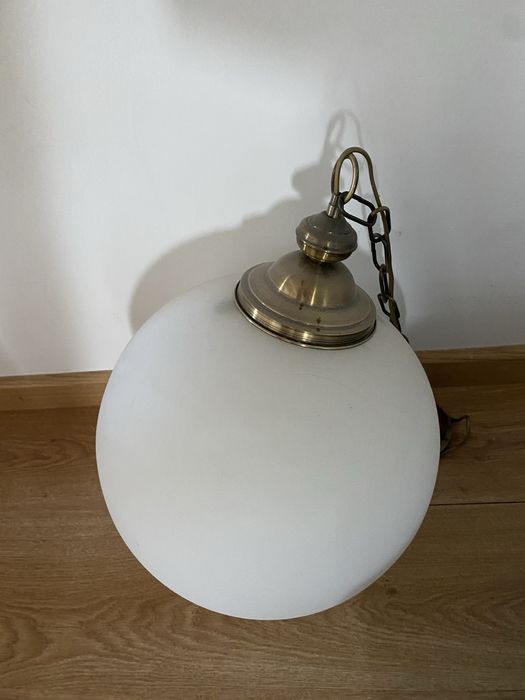 Candeeiro bola branco