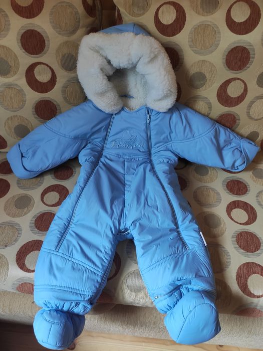 Дитячий зимовий комбінезон трасформер 74 - 80 см