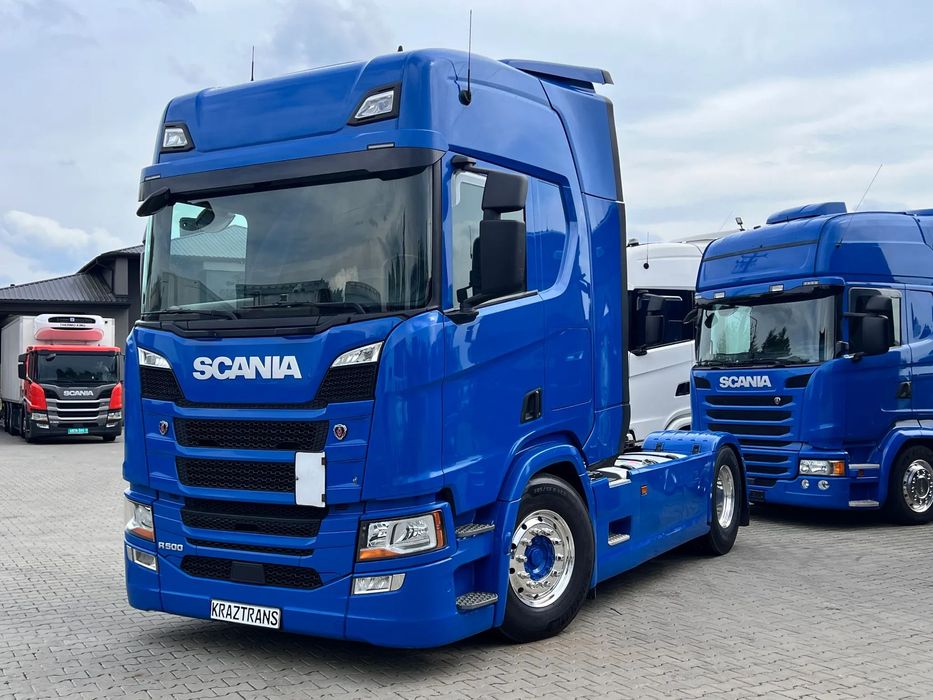 Scania R500 2020 cała na poduszce z hydrauliką z Niemiec kontrakt serwisowy ASO  R500 cała na poduszce z hydrauliką z Niemiec kontrakt serwisowy ASO 20