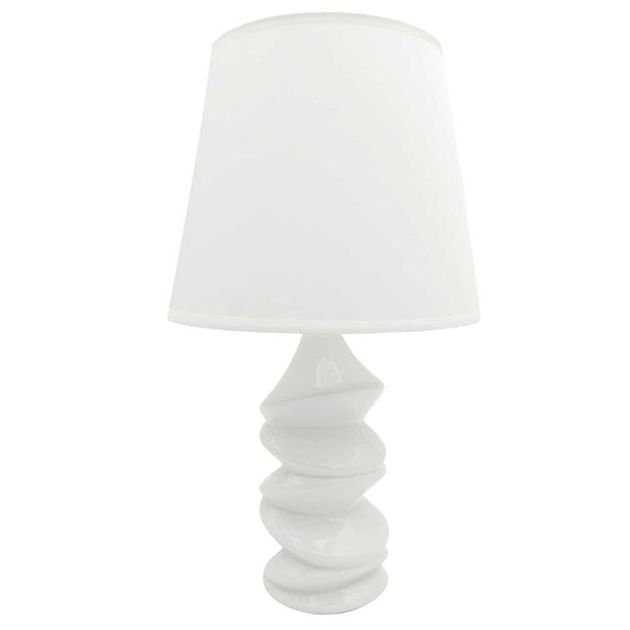 Lampa stołowa biała lampka nocna do sypialni salonu na biurko