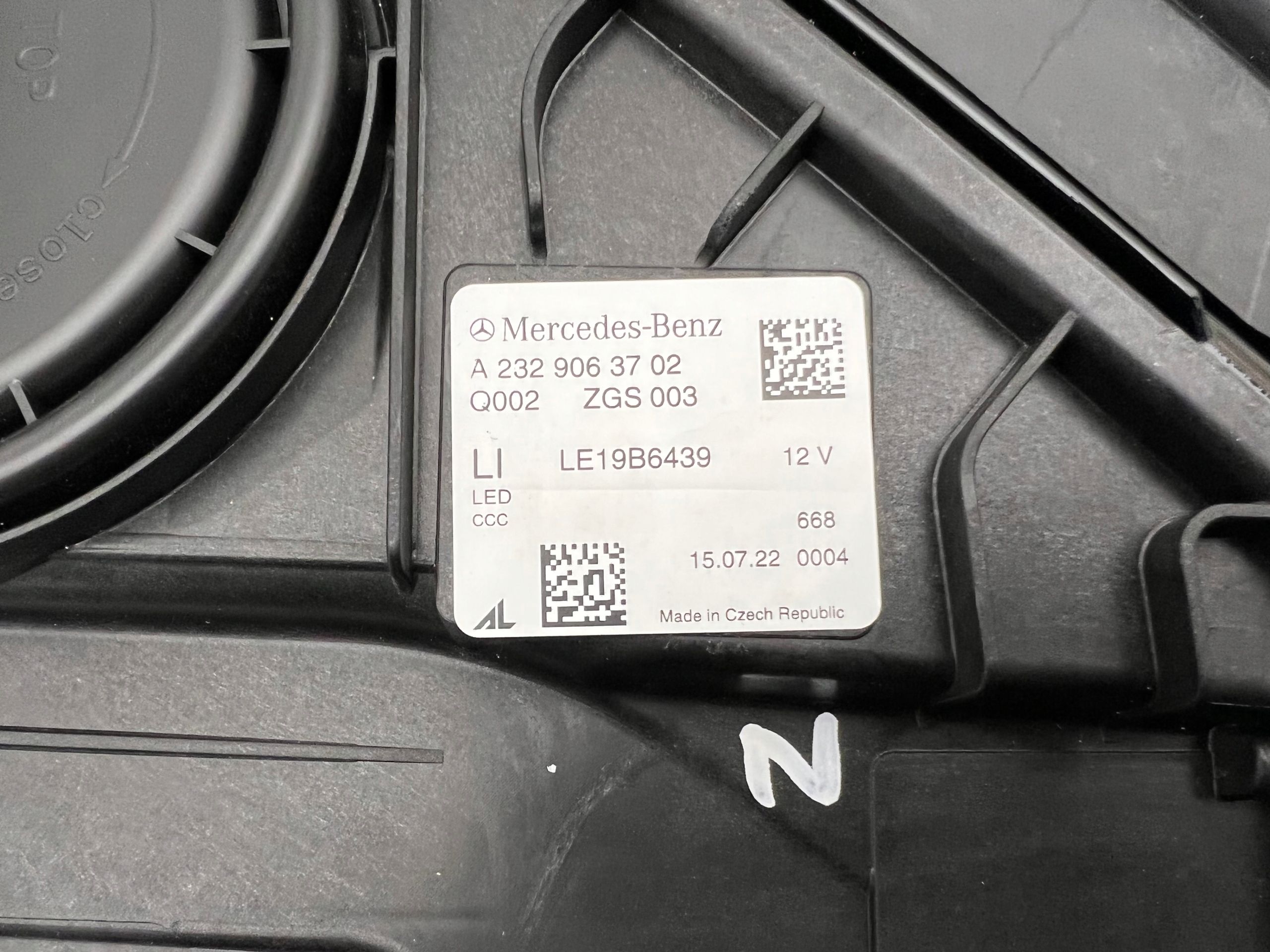 Mercedes SL A232 W232 Lampa Lewa Full Led Kompletna Amg Version N