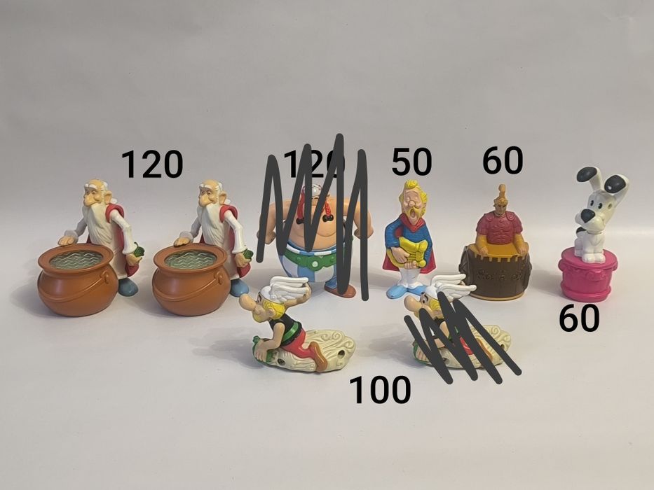 Іграшки фігурки McDonalds scooby asterix Simpsons anime