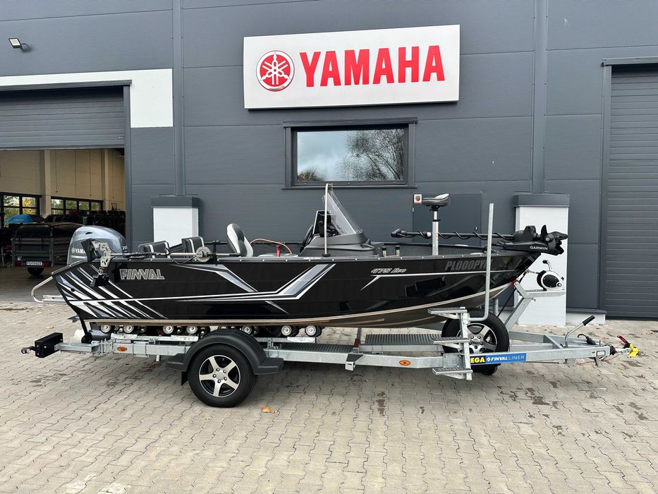 Łódź Wędkarska Finval 475 Evo SC Yamaha F70 Kompletny Zestaw