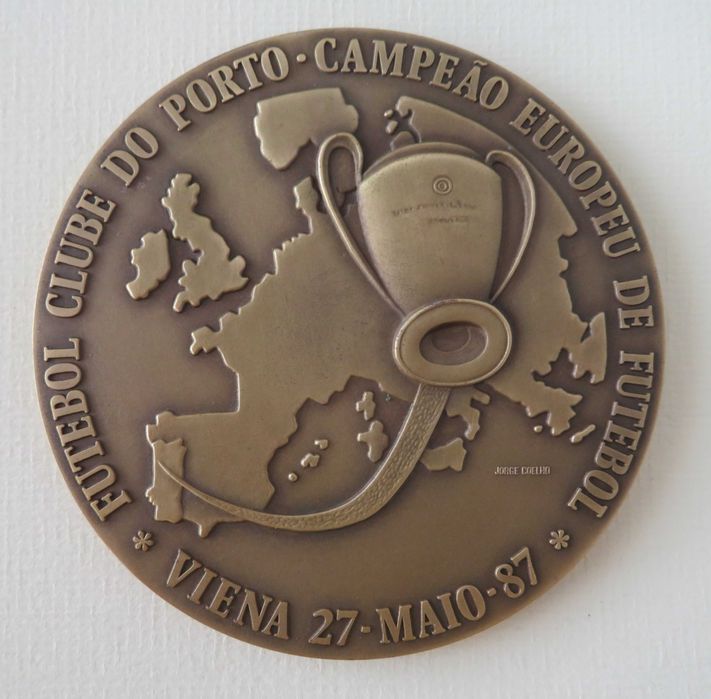 Medalhística - FCP Campeão Europeu (Viena 1987) RARA