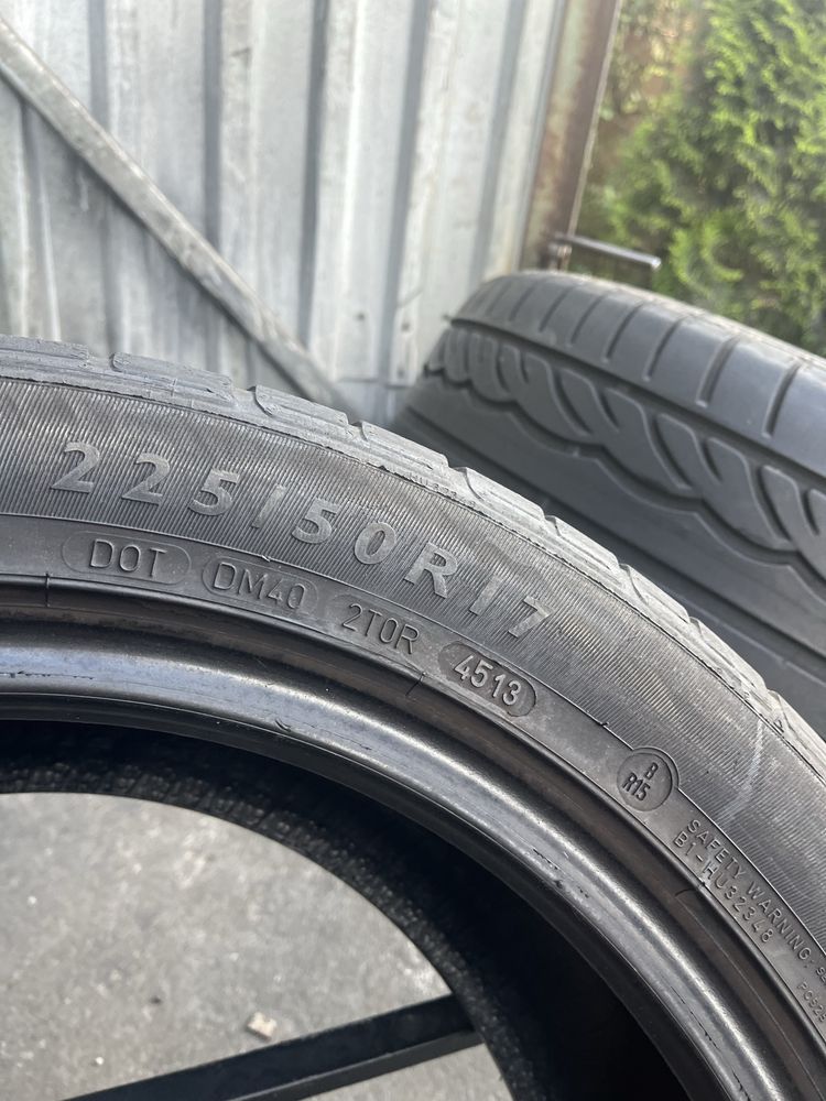 nr100 2 opony letnie Dunlop 225/50/17 5mm