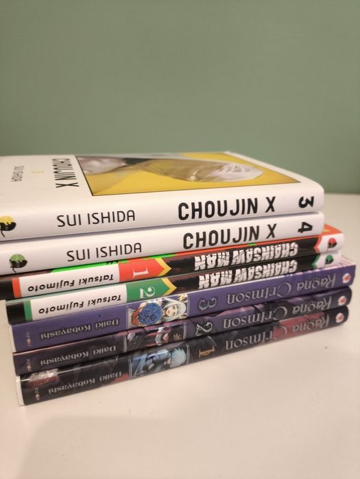 Mangi Ragna Crimson, Choujin X, Chainsaw Man