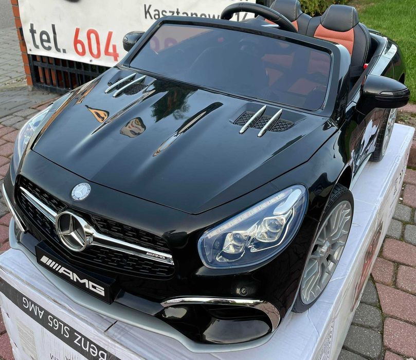 Samochód na akumulator Mercedes SL 65 auto dla dzieci PILOT EVA MP3
