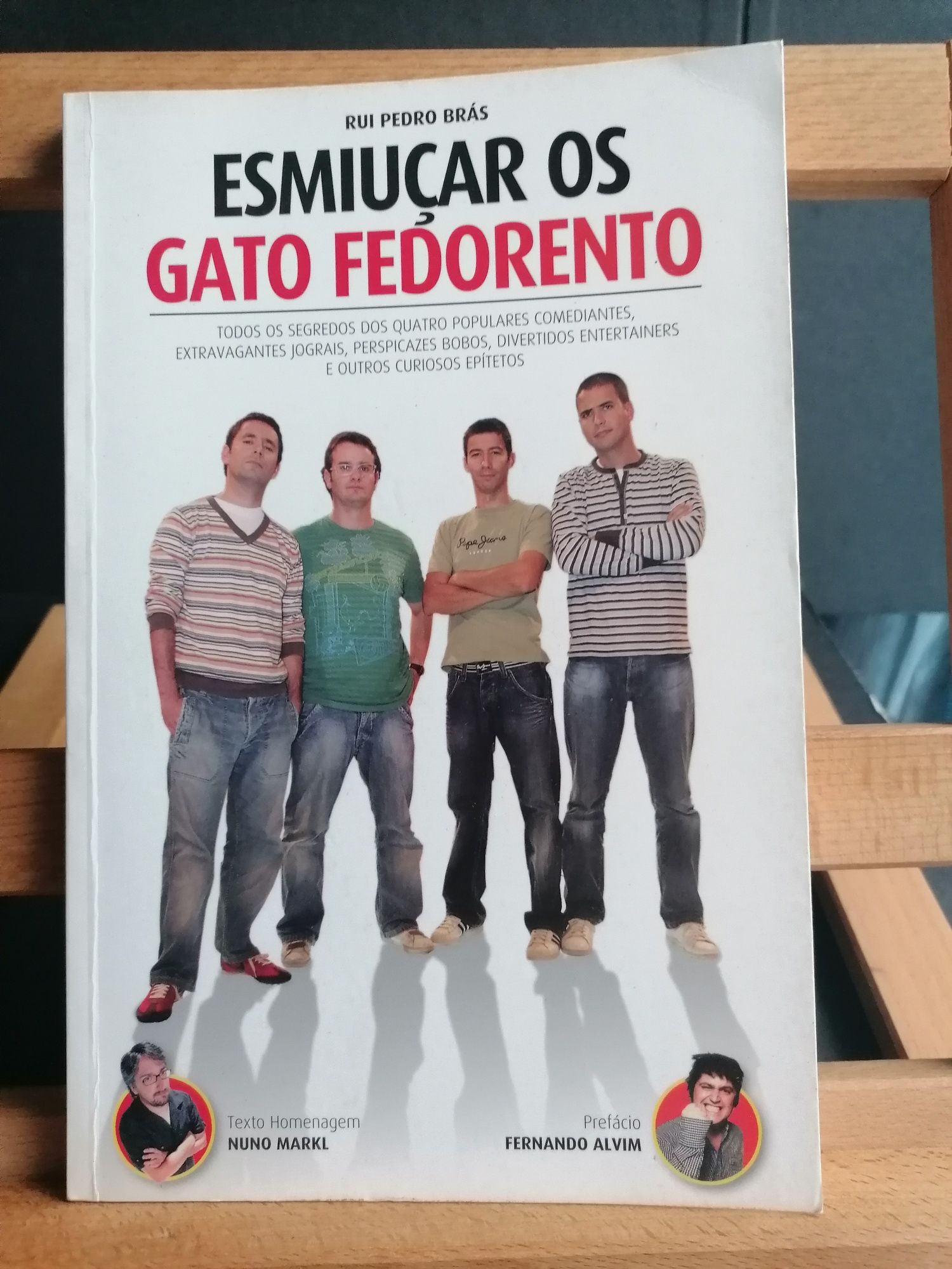 Livro Esmiuçar os Gato Fedorento de Rui Pedro Brás