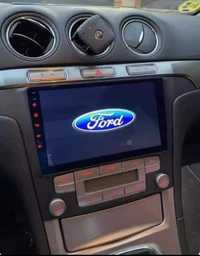 Rádio Android 12 com GPS Ford S-Max, Mondeo, Galaxy (Novo)